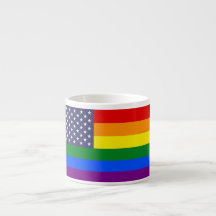 Rainbow LGBTQ Flag American Pride Diversity