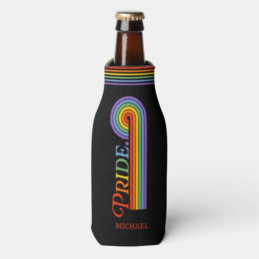 Rainbow LGBTQ Liebe Flaschenkühler (Flaschenvorderseite)