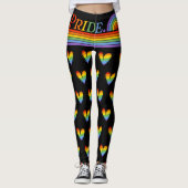 Rainbow LGBTQ Liebe Leggings (Vorderseite)