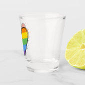 Rainbow LGBTQ Liebe Schnapsglas (Rechts)