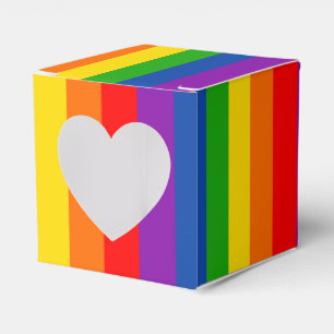 Rainbow LGBTQ+ Prix Flag, Gay Pride Colors Geschenkschachtel