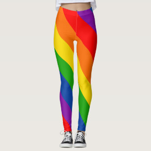 Rainbow LGBTQ+ Prix Flag, Gay Pride Colors Leggings
