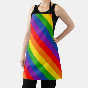 Rainbow LGBTQ+ Prix Flag, Gay Pride Colors Schürze