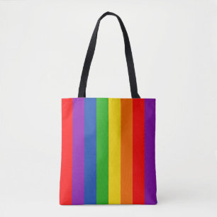 Rainbow LGBTQ+ Prix Flag, Gay Pride Colors Tasche