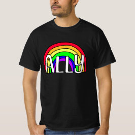 Rainbow LGBTQIA+ Allegie | Stolperflagge T-Shirt