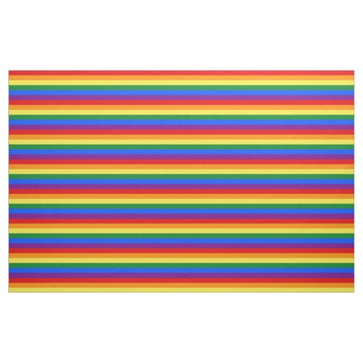 Rainbow LGBTQIA+ Flag Primargewebe Stoff (Fat Quarter (45,7 x 55,9 cm))