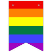 Rainbow LGBTQIA+ Jagdflaggen Wimpelkette (Zweite Fahne)