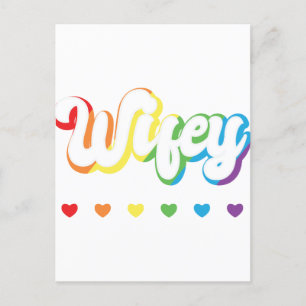 Rainbow LGBTQIA Lesbische Schwulenunterstützung Feiertagspostkarte