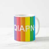 Rainbow "LGBTQIAPN+" Mug Kaffeetasse (VorderseiteRechts)