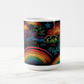 Rainbow LGBYQ Design Kaffeetasse (Mittel)