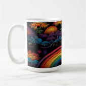 Rainbow LGBYQ Design Kaffeetasse (Links)
