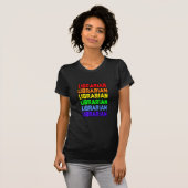 Rainbow Librarian T-Shirt (Vorne ganz)