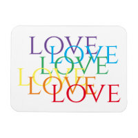 RAINBOW LIEBE 3x4 Flexible Magnet