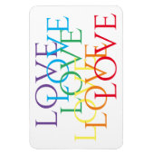 RAINBOW LIEBE 4x6 Flexible Magnet (Vertikal)