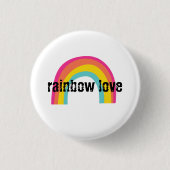 Rainbow-Liebe | Abzeichen Button (Vorderseite)