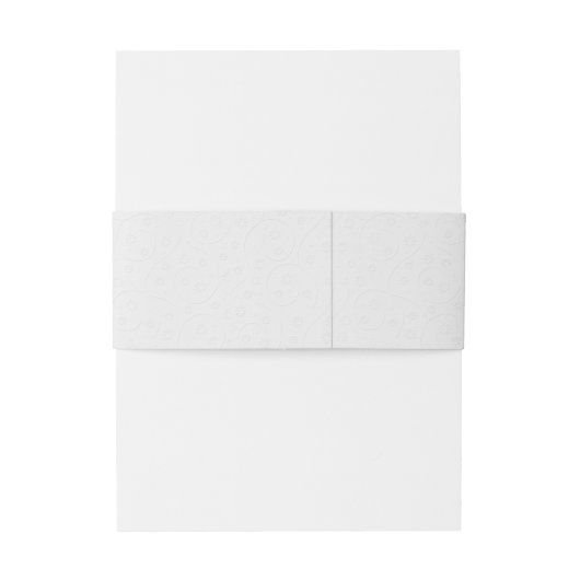 Rainbow-Liebe auf Embossed Einladungsbanderole (Rückseitenbeispiel)