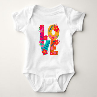 Rainbow-Liebe Baby Strampler