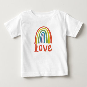 Rainbow-Liebe Baby T-shirt