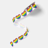 RAINBOW-LIEBE-BACK SATINBAND (Rückseite)