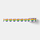 RAINBOW-LIEBE-BACK SATINBAND (Vorderseite)
