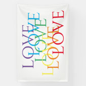 RAINBOW LIEBE Banner 4'x6' (Vertikal)