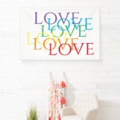 RAINBOW LIEBE Banner 4'x6' (InSitu)