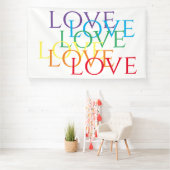 RAINBOW LIEBE Banner 6'x10' (Insitu)