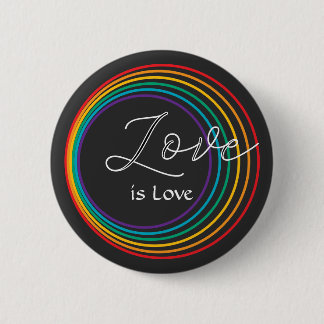 Rainbow-Liebe Button