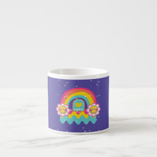 Rainbow-Liebe Espressotasse