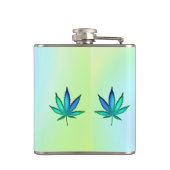 Rainbow-Liebe Flachmann (Rückseite)