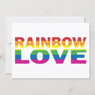Rainbow Liebe Gay Pride Einladung