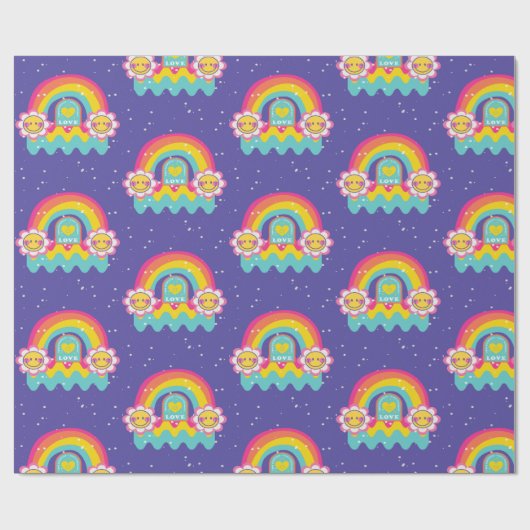 Rainbow-Liebe Geschenkpapier (Flach)