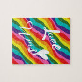 Rainbow Liebe gewinnt Puzzle (Horizontal)