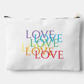 RAINBOW LIEBE Grosses Zubehörtasche (Rückseite)