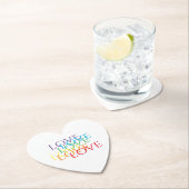 RAINBOW LIEBE Heftpapier Untersetzer (Vor Ort)