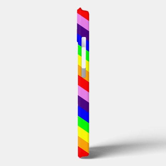 Rainbow Liebe Herz Classic Pride Dynamische Streif Case-Mate iPhone Hülle (Rückseite / Links)