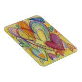 Rainbow-Liebe Herz des Inspiration-Kühlschrankmagn Magnet (Rechte Seite)