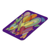 Rainbow-Liebe Herz für Inspiration-Kühlschrankmagn Magnet (Linke Seite)