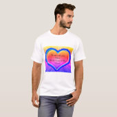 Rainbow Liebe Herz T-Shirt (Vorne ganz)