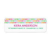 Rainbow Liebe Herzklopfen Farbenfrohe Fun Muster C (Vorne)