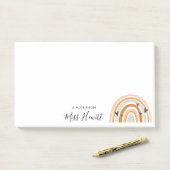 Rainbow Liebe Herzlehrer Postit Notes Post-it Klebezettel (Auf Schreibtisch)