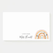 Rainbow Liebe Herzlehrer Postit Notes Post-it Klebezettel (Vorderseite)