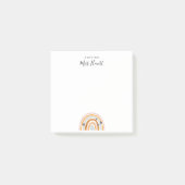 Rainbow Liebe Herzlehrer Postit Notes Post-it Klebezettel (Vorderseite)