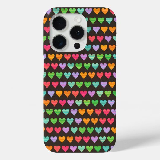 Rainbow Liebe Herzt Niedliches Vergnügen Case-Mate iPhone Hülle (Rückseite)