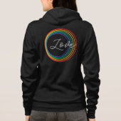 Rainbow-Liebe Hoodie (Rückseite)