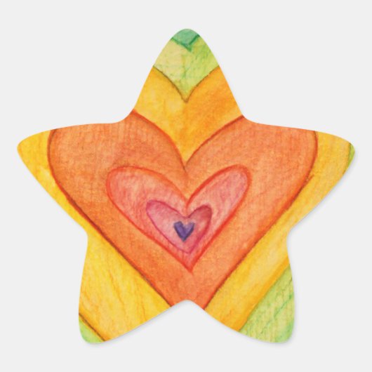 Rainbow Liebe Hört Art Custom Sticker Decks (Vorderseite)