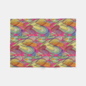 Rainbow Liebe Hört Gemütliches Fleece Keule (Vorderseite (Horizontal))