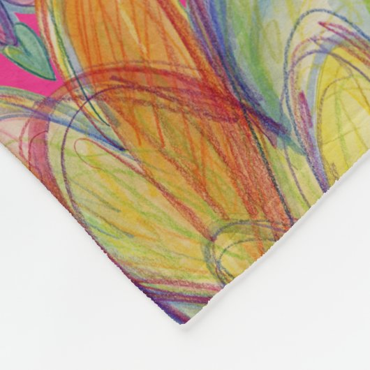 Rainbow Liebe Hört Gemütliches Fleece Keule (Ecke)