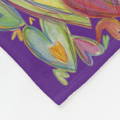 Rainbow Liebe Hört Gemütliches Fleece Keule (Ecke)