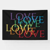 RAINBOW LIEBE II 4x6 Banner (Horizontal)